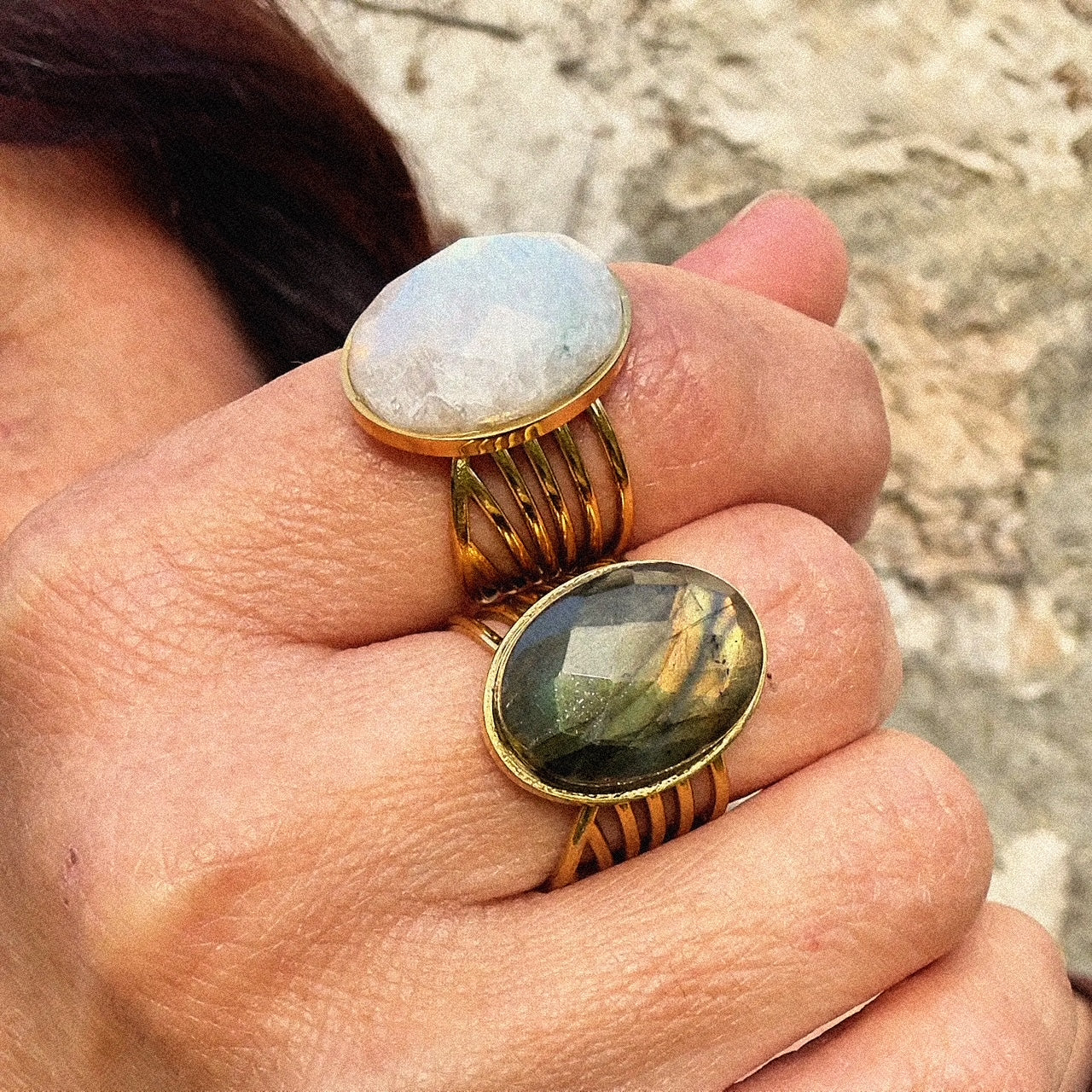 Bague Lumen (création)