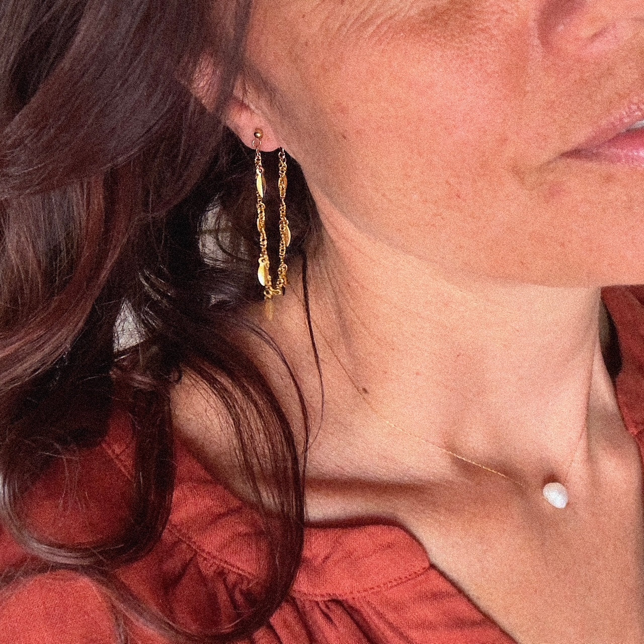 Boucles d'oreilles Lisandre (création)