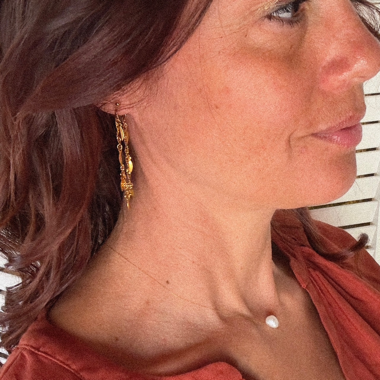 Boucles d'oreilles Lisandre (création)