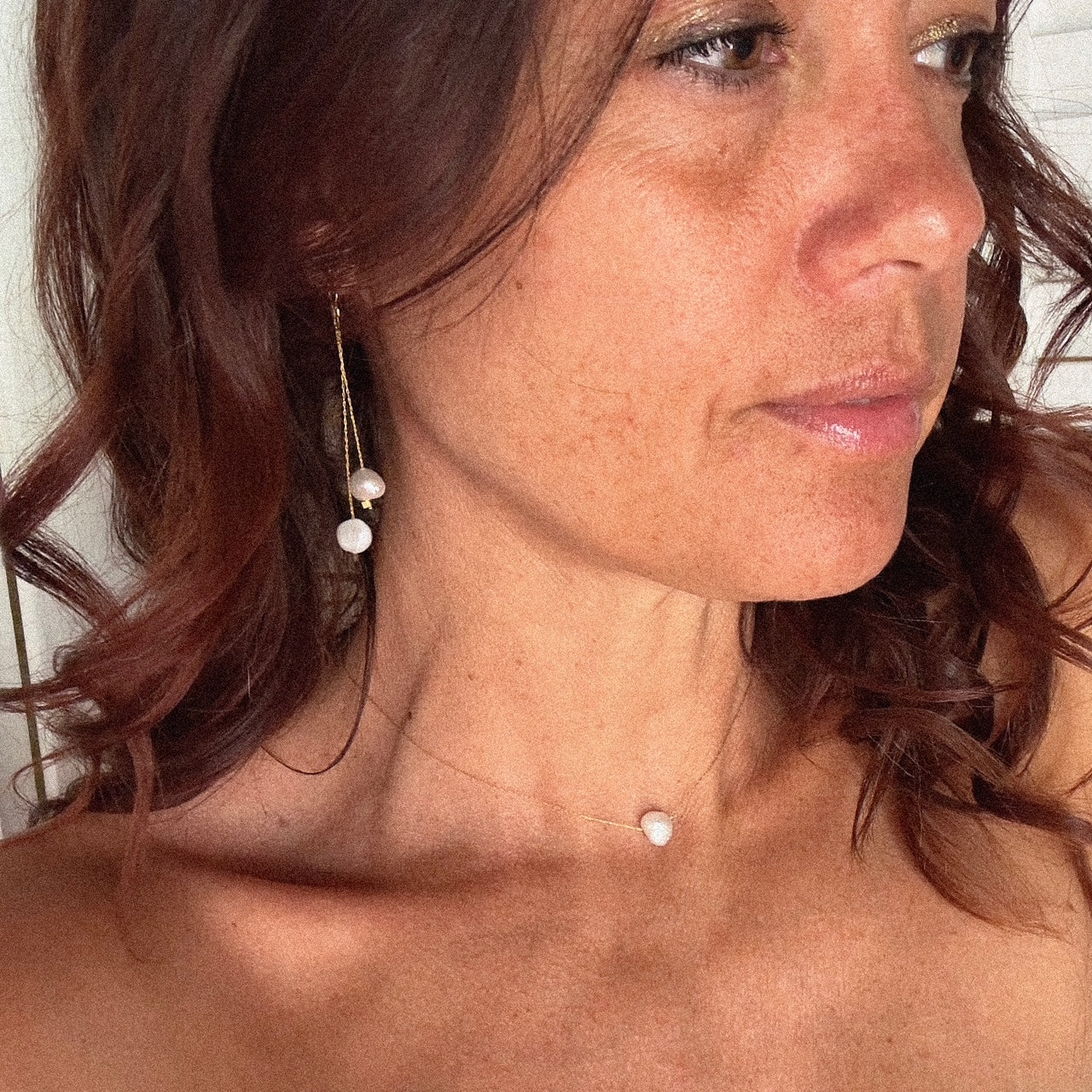 Boucles d'oreilles Perla (création)