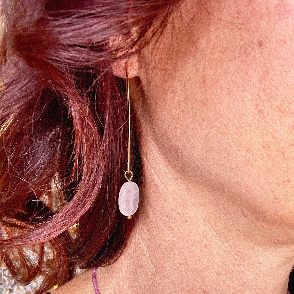Boucles d'oreilles Mona (création)