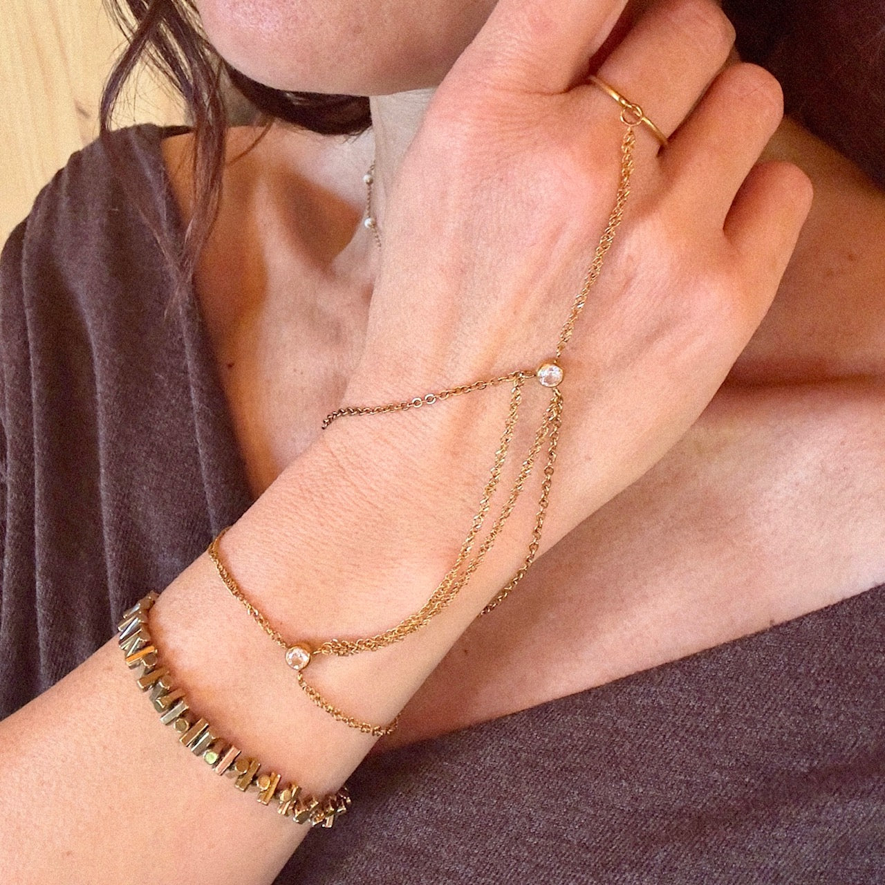 Chaines de main Sissi (creation)