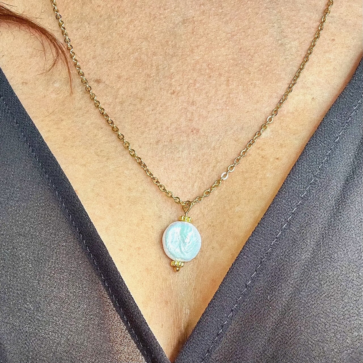 Collier long Ilona (création)