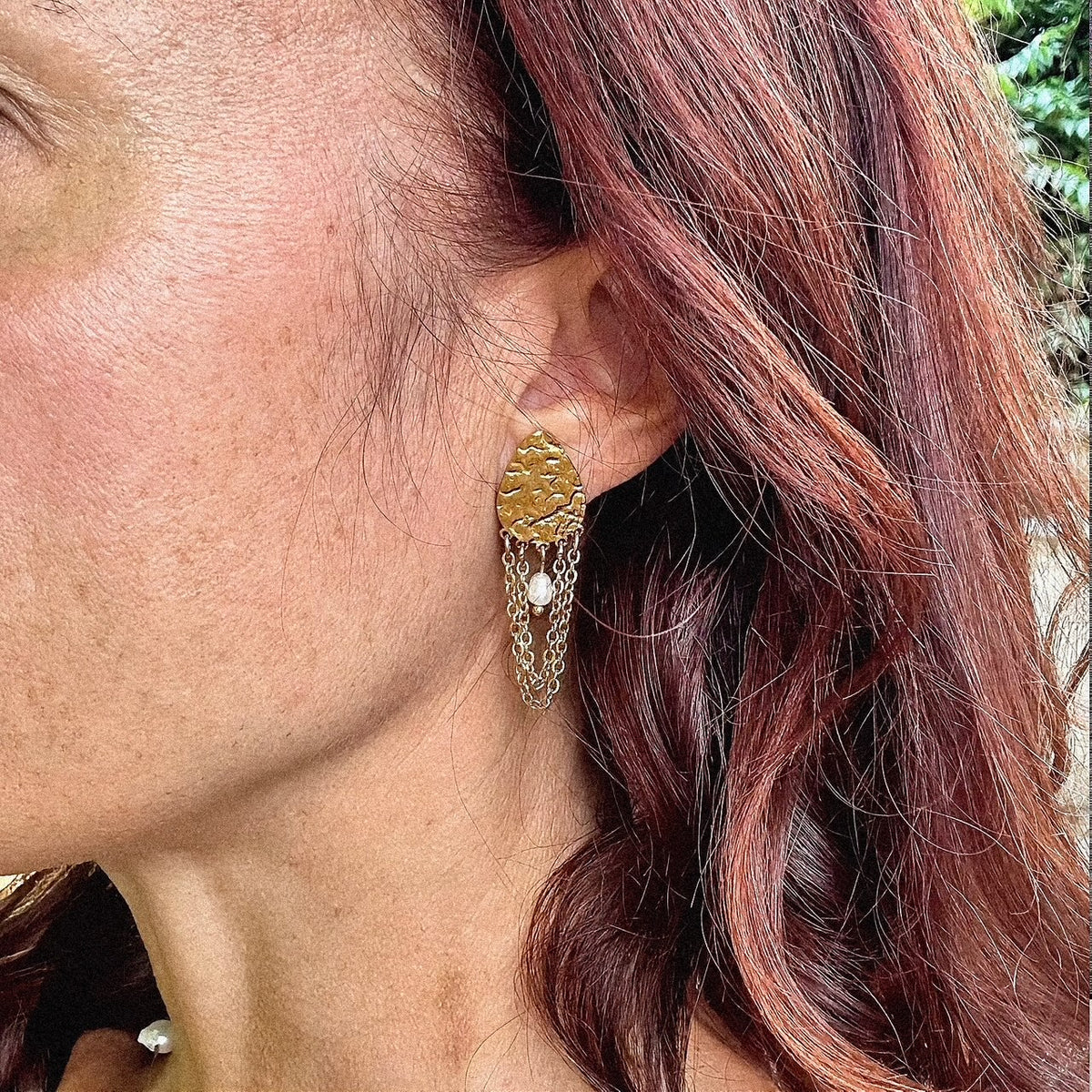 Boucles d'oreilles Lévana (création)