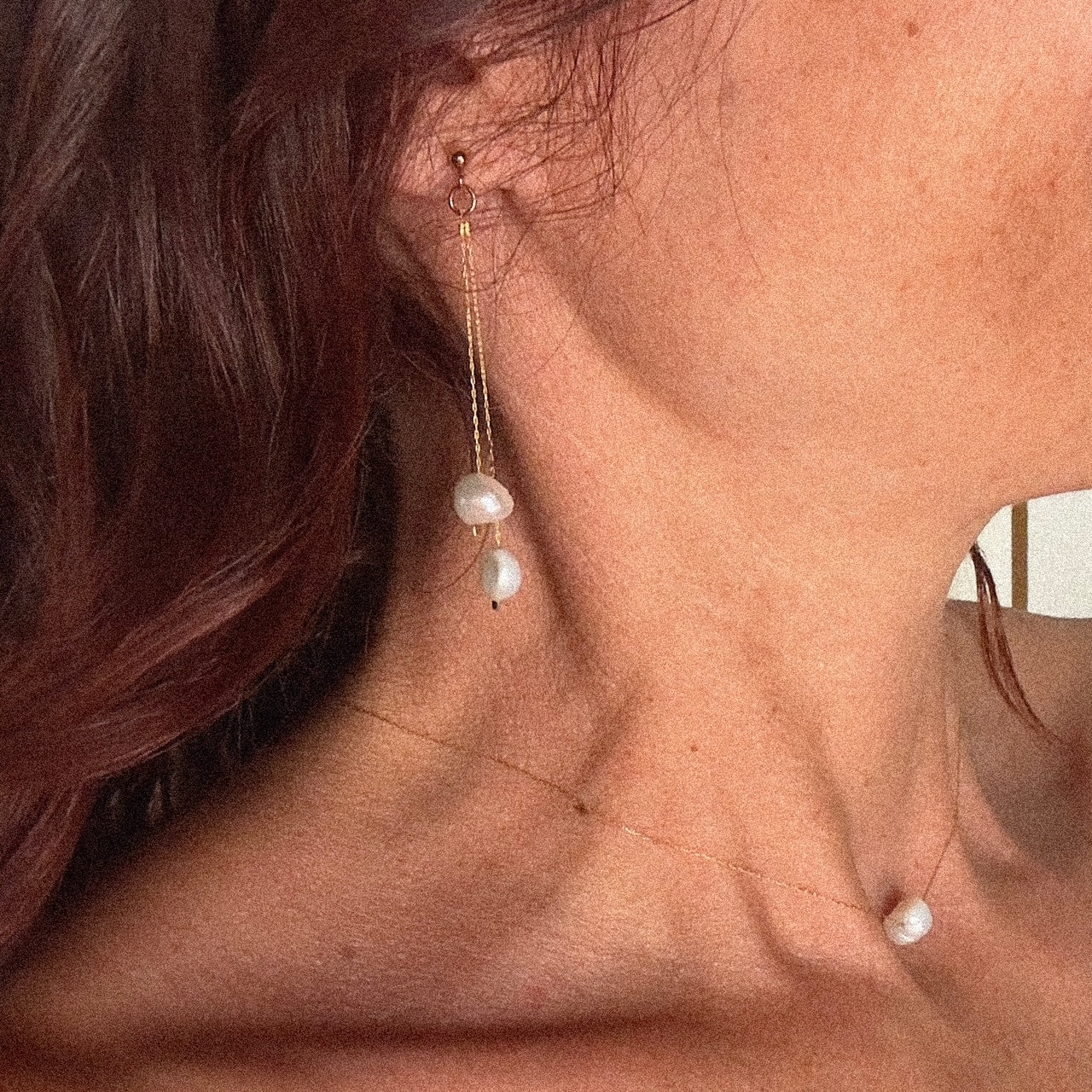 Boucles d'oreilles Perla (création)